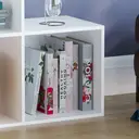 Vida Designs Bookcase Durham Staircase 6 Cube White image 4