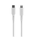 FIXED Câble Liquid Silicone USB-C/Lightning, 1,2 m, blanc image 0