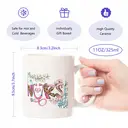 Alphynix 1pc 11oz White Mug with Creative "NURSE #life" Design Featuring Stethoscope & Band-Aids, Perfect Nurse's Day Gift image 7