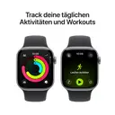 Apple Watch Series 11 GPS 42mm Space Grey Aluminiumgehäuse mit Schwarzem Sportarmband - S/M image 3