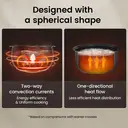 ochama 4L Rice Cooker, Smart Multifunctional, Quick Cooking for 3-4 People, Household Rice Cooker, Non-Stick Spherical Thickened Inner Pot, For Cooking Congee, Soup, Cake, Wood-Fired Rice image 5