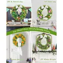 24 Inch Large Boxwood Wreath-1pcs image 5