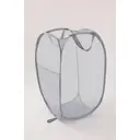 ANQI Panier à Linge Pliable en Maille - Gris, Lot de 2 image 0