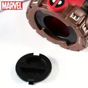 1pc Marvel Deadpool Piggy Bank Officially Licensed 3D PVC Waterproof Shatterproof Figurine Money Box Coin Bank Home Decor Collectible Desktop Organizer Savings Jar Heart Gift image 2