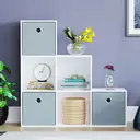 Vida Designs Bookcase Durham Staircase 6 Cube White image 6