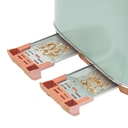 Haden Dorchester 4 Slice Toaster, Digital Browning Control, Sage Green, Coated Stainless Steel - 201287 image 1