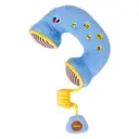 ZEZE Retro Telephone Shaped Pet Cushion, Soft Plush Cat Dog Mat (Blue/Yellow) image 5