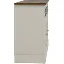 Galano Sufly 3-Door 2-Drawer Sideboard – Storage Cabinet with Drawers and Shelves for Living Room, Bedroom, or Kitchen – Light Grey/Oak Finish image 5