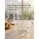 Ju7cer Tasse en verre 300 ml - Transparent image 3