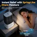 Luxaid 6L Cool and Warm Mist Humidifier for Home, Top-Fill Water Tank, Touch Control, 12H Timer, 360° Mist Nozzle, Aromatherapy for Bedroom image 4