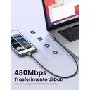 UGREEN Câble USB 2.0 USB-C vers USB-C coudé - 3 m image 3