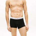 Tommy Hilfiger Boxers Homme Trunk - Lot de 3 - Gris Chiné/Noir/Blanc - Taille XL image 1