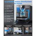 ECOVACS X11 Omni Cyclone aspirateur robot, débit et puissance 19 500 Pa, PowerBoost ultra-rapide, OZMO Roller 2.0, déclivité maximale 4 cm, PureCyclone 2.0 à vidage automatique image 7