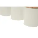 Maison by Premier Set Of Three Alton Cream Cannisters image 4