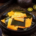 Pousses de bambou croustillantes au varech, collations végétariennes prêtes à manger, 160 g/sac image 1