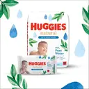 Huggies Natural Biodegradable 48 Baby Wipes image 2