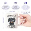 Alphynix 1 Mug blanc 33cl avec citation impertinente "Je n'ai pas un problème d'attitude" teckel, cadeau de Noël ou Thanksgiving sans excuse,Le cadeau de la saint-valentin, cadeau d’anniversaire image 7
