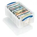 Really Useful Plastic Storage Box 9L Clear (Pack of 4) image 3
