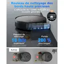 ECOVACS X11 Omni Cyclone aspirateur robot, débit et puissance 19 500 Pa, PowerBoost ultra-rapide, OZMO Roller 2.0, déclivité maximale 4 cm, PureCyclone 2.0 à vidage automatique image 4