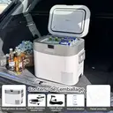 BINGI Glacière Electrique Voiture 22L à Compression avec Refroidissement Rapide - Réfrigérateur Portable Jusqu‘à -18°C, 12V/24V/220V, Pour Camping-Car, Van, Camion, Bateau, Voiture, Maison, Camping image 7