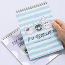 M&G So Many Cats Carnets Spirale, Lot de 2 Carnets A5 à Spirale Supérieure, 60 Feuilles / 120 Pages Lignées, Carnets Sténo pour École, Bureau et Travail image 1