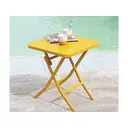 Hesperide Greensboro table d’appoint pliante carrée - moutarde image 2