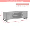 TV Unit Pembroke Pine Natural/Black L:145cm image 5