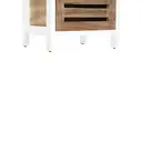 Interiors by Premier Storage Unit Portsmouth 4 Drawer White/Natural image 1