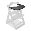 Hauck Click Tray Essbrett und Tisch für Alpha Hochstuhl - Schwarz image 4