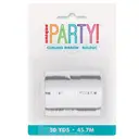 Unique Party Curling Ribbon, Silver, 45m image 0