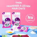 PINK+Care Friandises en bâtonnets pour chats saveurs poulet, saumon, poulet et saumon, thon - 50 x 15 g image 2