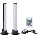 LED-Lichtleiste, RGB-Lichtleiste mit App und Fernbedienung, Musiksynchronisation, Timer, intelligente USB-Stromversorgung, Stimmungsbeleuchtung, 25 cm image 0