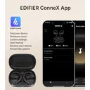 Edifier A6 Écouteurs ouverts Bluetooth 5.4, audio Hi-Res LDAC, appels clairs par IA, autonomie 40 h, IP55, blanc image 8