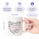 Alphynix 1pc Nana Tribute Mug, 11oz Ceramic Coffee Cup with Heart of Loving Words, Best Gift for Grandma Nana, Grandmother Gift for Birthday Christmas image 7