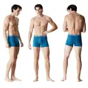 SERGE BLANCO Lot de 6 boxers pour homme bleu/gris/noir - Taille L image 1