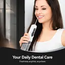 Sunluxy Portable Wireless Water Flosser – 140PSI High-pressure Pulsed Water Stream, 4 Modes, 260ml Detachable Tank, 50-Day Battery Life, Smart Memory Function, Equipped with 3 Types of Nozzles, Lightweight Design for Travel, L5 White image 2