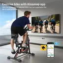 Home Fitness Vélo d’appartement | Assemblage en 30 min | Gain de place | Tableau de bord multifonction avec suivi de la fréquence cardiaque image 1