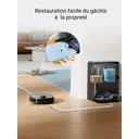 Eureka J12 Ultra Aspirateur robot avec fonction de lavage (Vidage automatique, Lavage et séchage), puissance d’aspiration de 5000 Pa, fonction de lavage rotative, double navigation LiDAR, évitement d’obstacles par IA 3D image 3