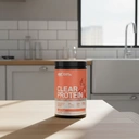 Optimum Nutrition ON Clear Protein Isolat de protéines 100 % végétal, Pêche 280 g (10 portions) image 2