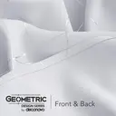 Deconovo Lot de 2 rideaux occultants blancs - 132 x 183 image 4