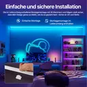 VIVREAL LED-Lichtstreifen 9,84 Fuß, RGB-Neonlicht, flexibel, intelligent, mit Musiksynchronisierung und Fernbedienung für Schlafzimmer- und Spielzimmer-Dekoration, 5 V, Neujahrsangebot, Top-Geschenkideen image 3