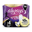 Always Serviettes hygiéniques Platinum Secure Night - x14 image 0