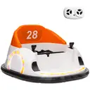 AIYAPLAY Kids Bumper Car 12V Waltz Car Ride on Toy 360° Rotation with Remote Control, Dual Joystick, Music, USB, LED Lights, image 0