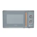 Tower Cavaletto Manual Microwave - Grey & Rose Gold, 20L, 800W, with 5 Power Levels & 35 Minute Timer, T24038RGG image 0