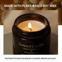 Zooly All-Black Bougie parfumée en pot en céramique senteur citronnelle - 200 g image 3