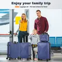 20/24/28 Inch Luggage Set Lightweight Rolling Suitcase with Vanity Case image 1