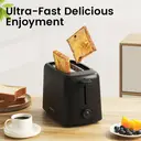 ochama Bread Machine Toaster - Breakfast Machine for Toast, Sandwiches, Bagels, Dual-Sided Multi-Function Light Food Appliance - 6-Level Baking 650W 3D Quick Bake image 1