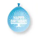 Unique Party Happy Birthday Latex Balloons, 22.5cm, 10 Pack image 6
