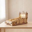 Robotime ROKR Puzzle 3D en bois, Jeu de flipper - 27,5 x 27,5 x 47,5 Cm - 1 Pièce, décoration à la maison, décoration d’étagère,Cadeaux artisanaux pour adultes et adolescents,Jouets éducatifs image 6