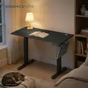 Ochama x SONGMICS Bureau Électrique Réglable en Hauteur, 120,1x 60,1 cm, 4 Hauteurs Mémoire, pour Bureau à Domicile, Noir image 4